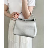 シルバー | 2ハンドルPUミニスクエアバッグ | Outfitter lab
