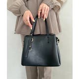 ブラック | スクエアマルチPU 2WAYバッグ | Outfitter lab