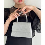 シルバー | スクエアハンドパーティーバッグ結婚式 オケージョン パーティー お呼ばれ | Outfitter lab