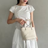 PUスクエアミニハンドバッグ ミニトートバッグ | Outfitter lab | 詳細画像14