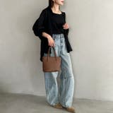 PUスクエアミニハンドバッグ ミニトートバッグ | Outfitter lab | 詳細画像27