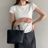 PUスクエアミニハンドバッグ ミニトートバッグ | Outfitter lab | 詳細画像6