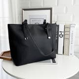 【A4収納可】通勤にぴったり PUシンプルデザイントートバッグ | Outfitter lab | 詳細画像10 