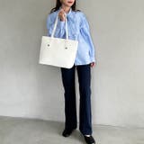 【A4収納可】通勤にぴったり PUシンプルデザイントートバッグ | Outfitter lab | 詳細画像15 
