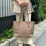 【A4収納可】通勤にぴったり PUシンプルデザイントートバッグ | Outfitter lab | 詳細画像20 