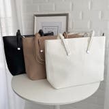 【A4収納可】通勤にぴったり PUシンプルデザイントートバッグ | Outfitter lab | 詳細画像28 