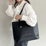 【A4収納可】通勤にぴったり PUシンプルデザイントートバッグ | Outfitter lab | 詳細画像7 