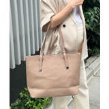 ベージュ | 【A4収納可】通勤にぴったり PUシンプルデザイントートバッグ | Outfitter lab