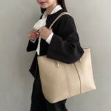 【A4収納可】通勤にぴったり PUクラシックトートバッグ | Outfitter lab | 詳細画像12 