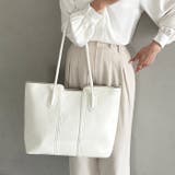 【A4収納可】通勤にぴったり PUクラシックトートバッグ | Outfitter lab | 詳細画像19 