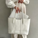 【A4収納可】通勤にぴったり PUクラシックトートバッグ | Outfitter lab | 詳細画像20 