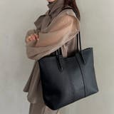 【A4収納可】通勤にぴったり PUクラシックトートバッグ | Outfitter lab | 詳細画像5 