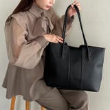 【A4収納可】通勤にぴったり PUクラシックトートバッグ | Outfitter lab | 詳細画像7 