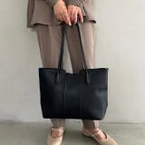 【A4収納可】通勤にぴったり PUクラシックトートバッグ | Outfitter lab | 詳細画像8 