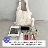 【A4収納可】チュールフリルトートバッグ | Outfitter lab | 詳細画像3 