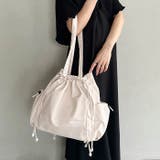 【A4収納可】ポケット多数 2WAYデザインギャザートートバッグ マザーズバッグ | Outfitter lab | 詳細画像13 