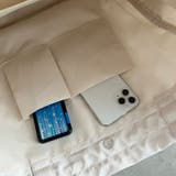 【A4収納可】ポケット多数 2WAYデザインギャザートートバッグ マザーズバッグ | Outfitter lab | 詳細画像22 