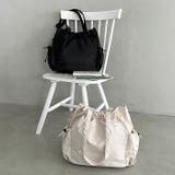 【A4収納可】ポケット多数 2WAYデザインギャザートートバッグ マザーズバッグ | Outfitter lab | 詳細画像24 