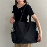 【A4収納可】ポケット多数 2WAYデザインギャザートートバッグ マザーズバッグ | Outfitter lab | 詳細画像6 