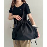ブラック | 【A4収納可】ポケット多数 2WAYデザインギャザートートバッグ マザーズバッグ | Outfitter lab