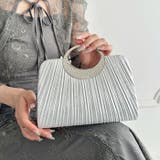 プリーツコンパクトハンドバッグ パーティーバッグ 結婚式パーティーお呼ばれオケー… | Outfitter lab | 詳細画像11