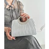 シルバー | プリーツコンパクトハンドバッグ パーティーバッグ 結婚式パーティーお呼ばれオケー… | Outfitter lab