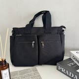 9ポケットハンドバッグショルダーバッグ2WAY仕様マザーズバッグ | Outfitter lab | 詳細画像10