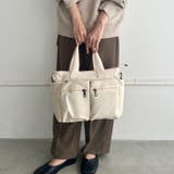 9ポケットハンドバッグショルダーバッグ2WAY仕様マザーズバッグ | Outfitter lab | 詳細画像15