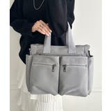 グレー | 9ポケットハンドバッグショルダーバッグ2WAY仕様マザーズバッグ | Outfitter lab