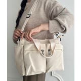 アイボリー | 9ポケットハンドバッグショルダーバッグ2WAY仕様マザーズバッグ | Outfitter lab