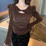 ベロアクロストップス | Outfitter lab | 詳細画像12 