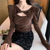 ベロアクロストップス | Outfitter lab | 詳細画像13 