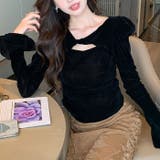 ベロアクロストップス | Outfitter lab | 詳細画像6 