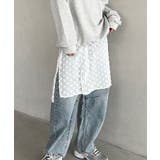 ホワイト | レース巻きスカート 小花柄 | Outfitter lab