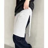 ホワイト | レース巻きスカート ドット | Outfitter lab