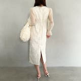 ラウンドネックシアーロングワンピース ドレス | Outfitter lab | 詳細画像20