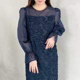 ラウンドネックシアーロングワンピース ドレス | Outfitter lab | 詳細画像22