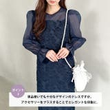 ラウンドネックシアーロングワンピース ドレス | Outfitter lab | 詳細画像3