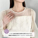 ラウンドネックシアーロングワンピース ドレス | Outfitter lab | 詳細画像4