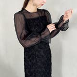 ラウンドネックシアーロングワンピース ドレス | Outfitter lab | 詳細画像6