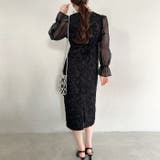 ラウンドネックシアーロングワンピース ドレス | Outfitter lab | 詳細画像9