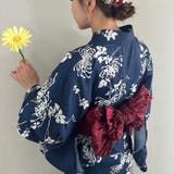 選べる9柄展開 1人で着られる浴衣2点セット(浴衣 帯) | Outfitter lab | 詳細画像47