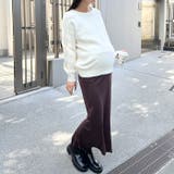 【マタニティ】セルフカットリブタイトロングスカート ウエストゴムスカート | Outfitter lab | 詳細画像12 