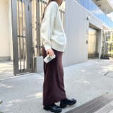 【マタニティ】セルフカットリブタイトロングスカート ウエストゴムスカート | Outfitter lab | 詳細画像13 
