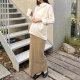 【マタニティ】セルフカットリブタイトロングスカート ウエストゴムスカート | Outfitter lab | 詳細画像24 
