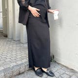 【マタニティ】セルフカットリブタイトロングスカート ウエストゴムスカート | Outfitter lab | 詳細画像5 