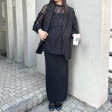 【マタニティ】セルフカットリブタイトロングスカート ウエストゴムスカート | Outfitter lab | 詳細画像7 