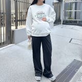 【マタニティ】セルフカットリブストレートパンツ 楽々パンツ ウエストゴムパンツ | Outfitter lab | 詳細画像14 
