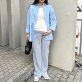 【マタニティ】セルフカットリブストレートパンツ 楽々パンツ ウエストゴムパンツ | Outfitter lab | 詳細画像17 