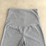 【マタニティ】セルフカットリブストレートパンツ 楽々パンツ ウエストゴムパンツ | Outfitter lab | 詳細画像25 